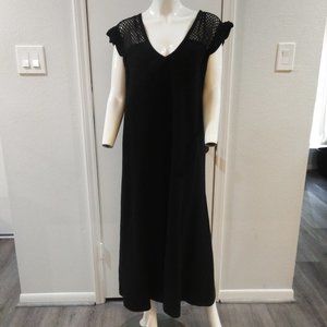 City chic Short sleeve sweater Dress with mesh detailing Size XXL/24